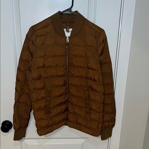 Closed Chestnut Quilted Jacket